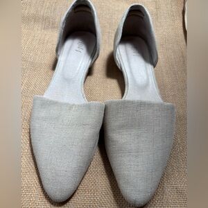 J.Jill Beige Soft Slide-Loafers, Flat, Size 7